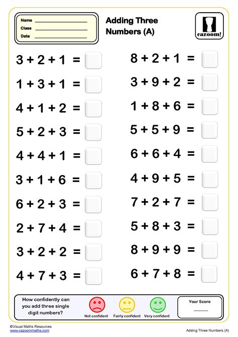 addition 3 numbers worksheet|Iba pa.